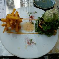 Black bean burger at Offbeet in Wickham