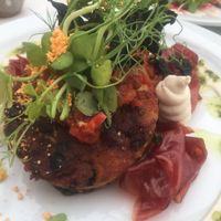 Bubble and squeak with Parma ham at Offbeet in Wickham