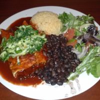 enchiladas at Un Solo Sol in Los Angeles