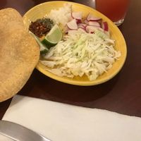 Add ins for Pozole  at Un Solo Sol in Los Angeles