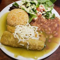 Enchiladas at Un Solo Sol in Los Angeles
