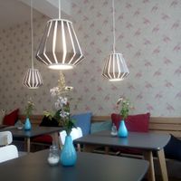 lovely wallpaper at Holy Kitchen in Heidelberg