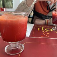 Beetroot apple abs carrot juices   at Goji - Uma Atitude Saudavel in Lisbon