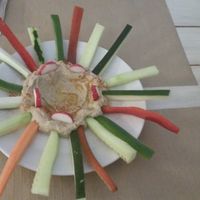 Humus  at Punto Vegano in Madrid