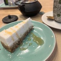 Tarta de "queso”  at Punto Vegano in Madrid