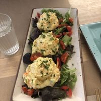 Ensaladilla rusa at Punto Vegano in Madrid