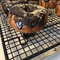 Donuts  at Punto Vegano in Madrid