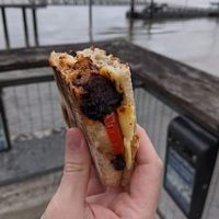 Vegan panini (takeaway) at Vegan Antics in Gravesend