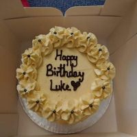 Custom made three tier cake! at Vegan Antics in Gravesend