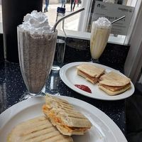 Vegan toasties and thick shakes (eat in) at Vegan Antics in Gravesend