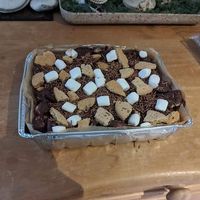 Rocky road tray bake (from website, delivered via royal mail) at Vegan Antics in Gravesend