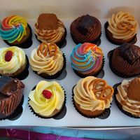 Amazing selection of cupcakes at Vegan Antics in Gravesend