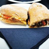 BBQ Seitan Panini at Vegan Antics in Gravesend