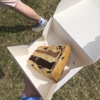 Lotus cookie pie. I mean, it’s good if you only take a few bites. After that it starts becoming really sickly.  at Vegan Antics in Gravesend