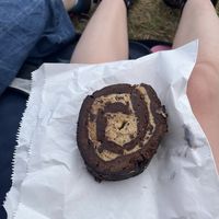 Cookie dough brownie swiss roll (my sister loved this one, so my opinion is just that; an opinion).  at Vegan Antics in Gravesend