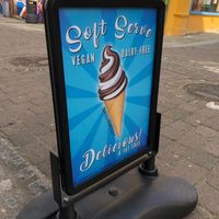 Soft serve ice cream!!!  at Vegan Antics in Gravesend