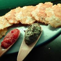 fried bananas vegan at Latienda in Copenhagen