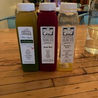 Juices made in house  at White Birch in Abingdon