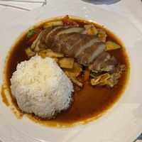 Spicy soy chicken at Asia Paradies in Vienna