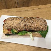 Vegano sandwich with grilled veggies  at Chef Express in Venice