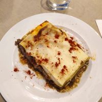 Lassanya de carn at Restaurant Paisatges in La Seu Durgell