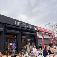 Terrace   at Lata de Zinc in Oviedo
