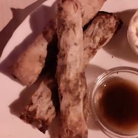 Half portion of Springrolls (starkes eating as they booked so yummi... forgot about the pic!) at Lata de Zinc in Oviedo