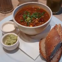 Chili sin carne (vegan). at Le Pain Quotidien - Charonne in Paris