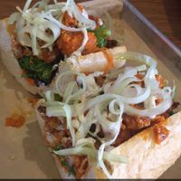 Buffalo vegan sandwich at Dory Deli in Newport Beach