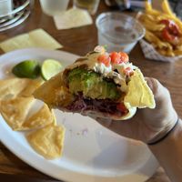 avocado tacos   at Dory Deli in Newport Beach