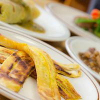 Grilled plantain at Flavours of the Caribbean in Ottawa