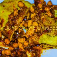 Jerk tofu roti! at Flavours of the Caribbean in Ottawa