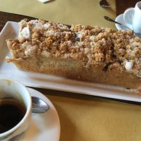 Hazelnut and chocolate cake at Casa Scaparone in Alba