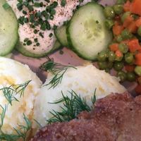 Sauer cashew cream at Lokal Vegan Bistro in Warsaw