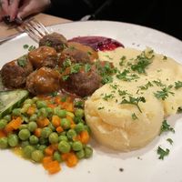 swedish main plate  at Lokal Vegan Bistro in Warsaw