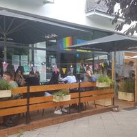 Terrasse at Lokal Vegan Bistro in Warsaw