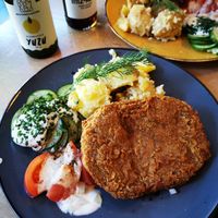 Traditional veganised polish dishes at Lokal Vegan Bistro in Warsaw