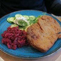 Schnitzel  at Lokal Vegan Bistro in Warsaw