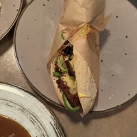 Philly cheesesteak sandwich   at Lokal Vegan Bistro in Warsaw