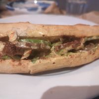 Baguette at Lokal Vegan Bistro in Warsaw