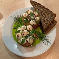 Vegan tartare   at Lokal Vegan Bistro in Warsaw