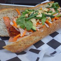 Bánh mì at Lokal Vegan Bistro in Warsaw