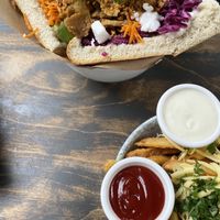 Kebab  at Lokal Vegan Bistro in Warsaw