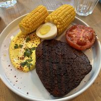 Steak  at Lokal Vegan Bistro in Warsaw