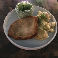 Cutlet  at Lokal Vegan Bistro in Warsaw