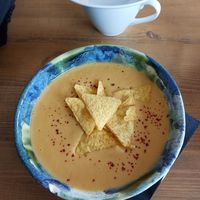 Zupa serowa at Lokal Vegan Bistro in Warsaw