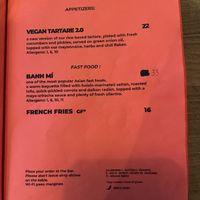 Starters  at Lokal Vegan Bistro in Warsaw