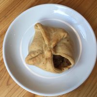 xmas cake at Lokal Vegan Bistro in Warsaw