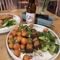 Szaszwik kebob! Very very tasty!   at Lokal Vegan Bistro in Warsaw