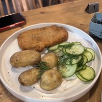 Classic “schabowy”   at Lokal Vegan Bistro in Warsaw